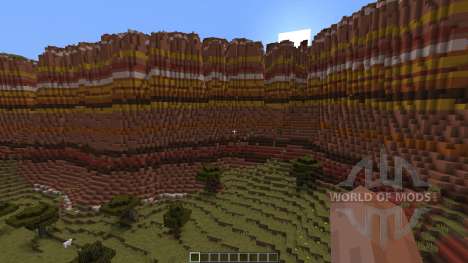 Mesa Savannah Canyons for Minecraft