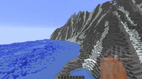 Super realistic mountain for Minecraft