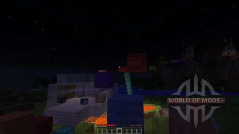 Sky land adventure map for Minecraft