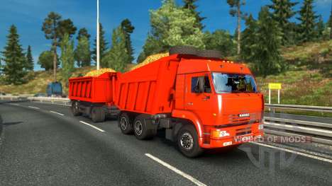 KAMAZ tandem for Euro Truck Simulator 2