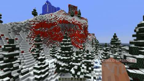 Frozen Elsas Ice Castle for Minecraft