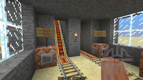 Command Block Minecart Station for Minecraft