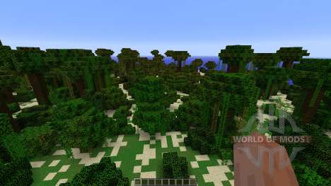 Tropical island for Minecraft