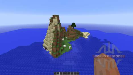 Tropical survival island for Minecraft