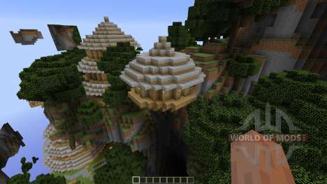 Mountain Sky Village Map for Minecraft