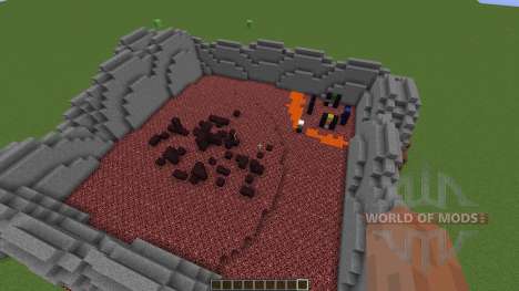 Netherfortress Bedwars Map for Minecraft