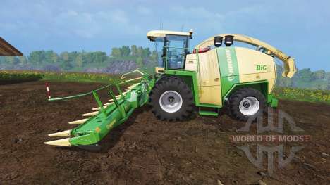 Krone Big X 1100 [twin fronts wheels 2] for Farming Simulator 2015