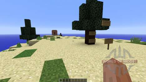 Survival Island STEVE STYLE for Minecraft