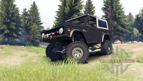 Ford Bronco 1966 [black] for Spin Tires
