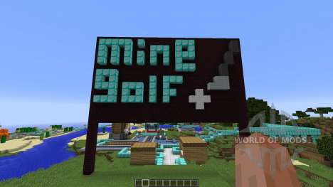 MINEGOLF Crazy Golf Putting Challenge for Minecraft