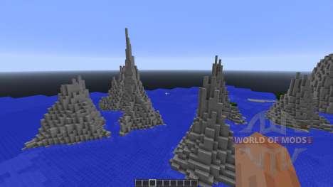 Mountain Island Map for Minecraft