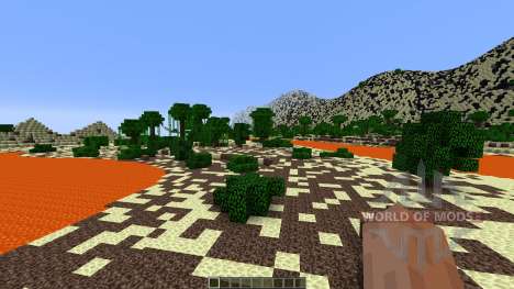 Fire Desert - Custom Terrain for Minecraft