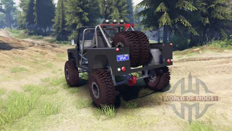 Land Rover Defender 90 [open top] for Spin Tires