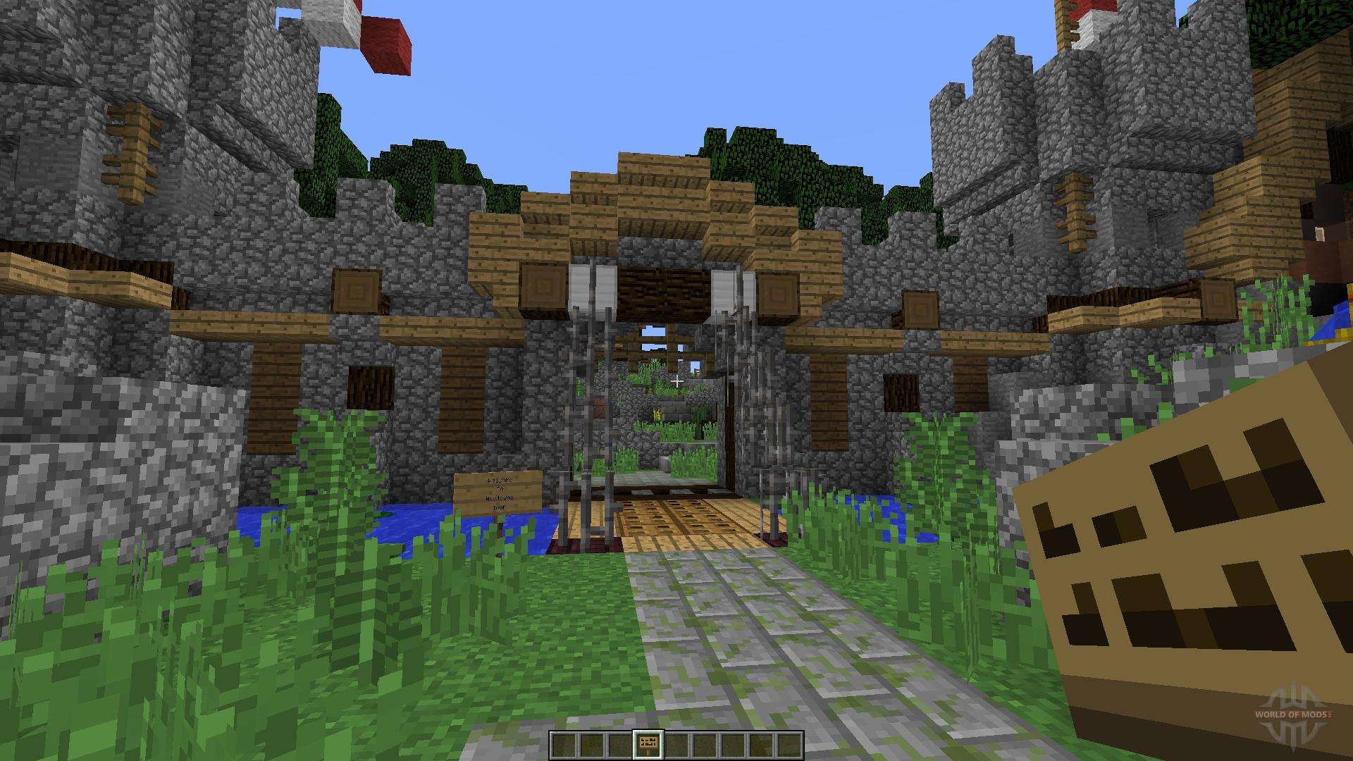 minecraft medieval town