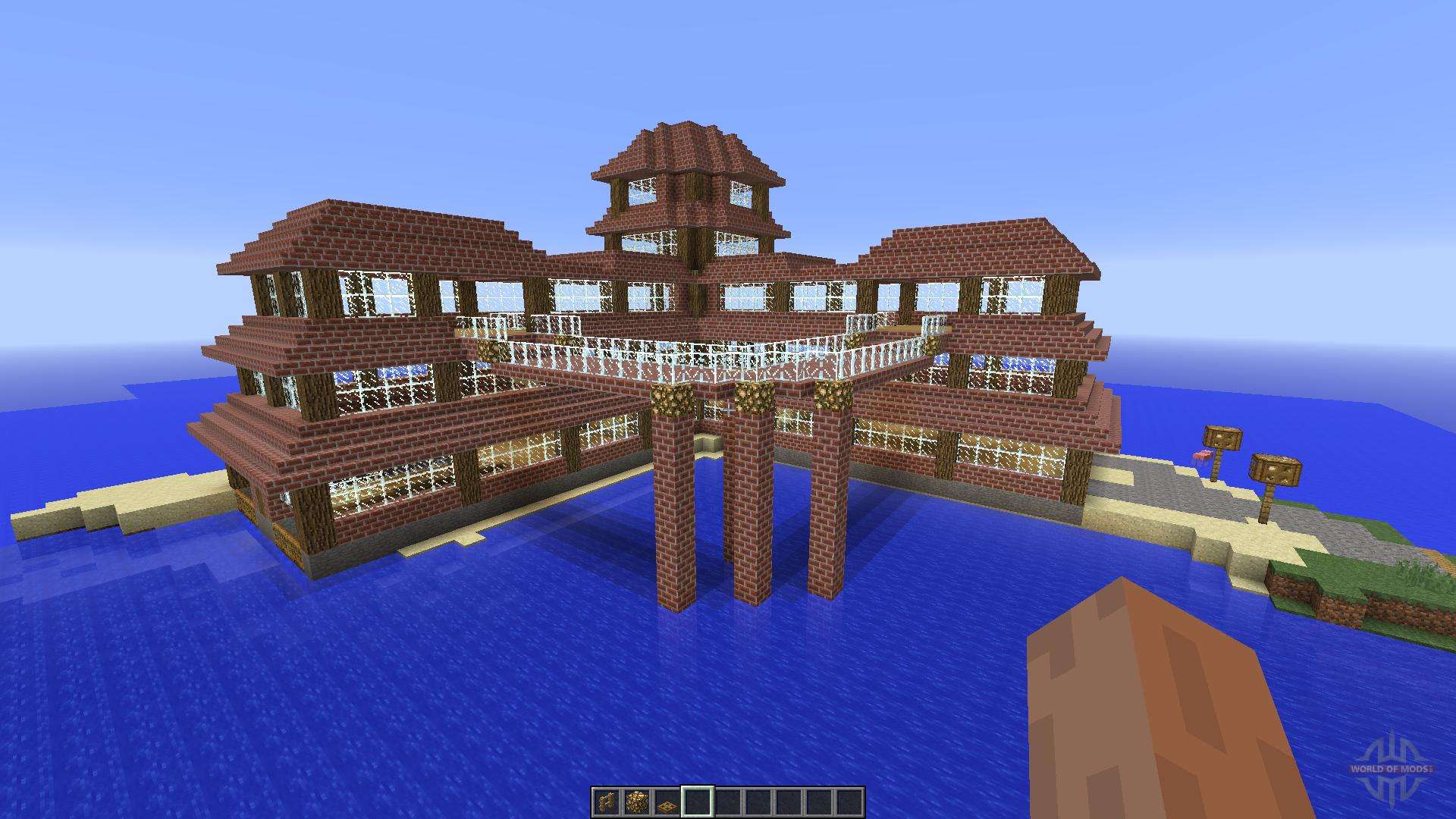 What is the title of this picture ? Vacation House for Minecraft