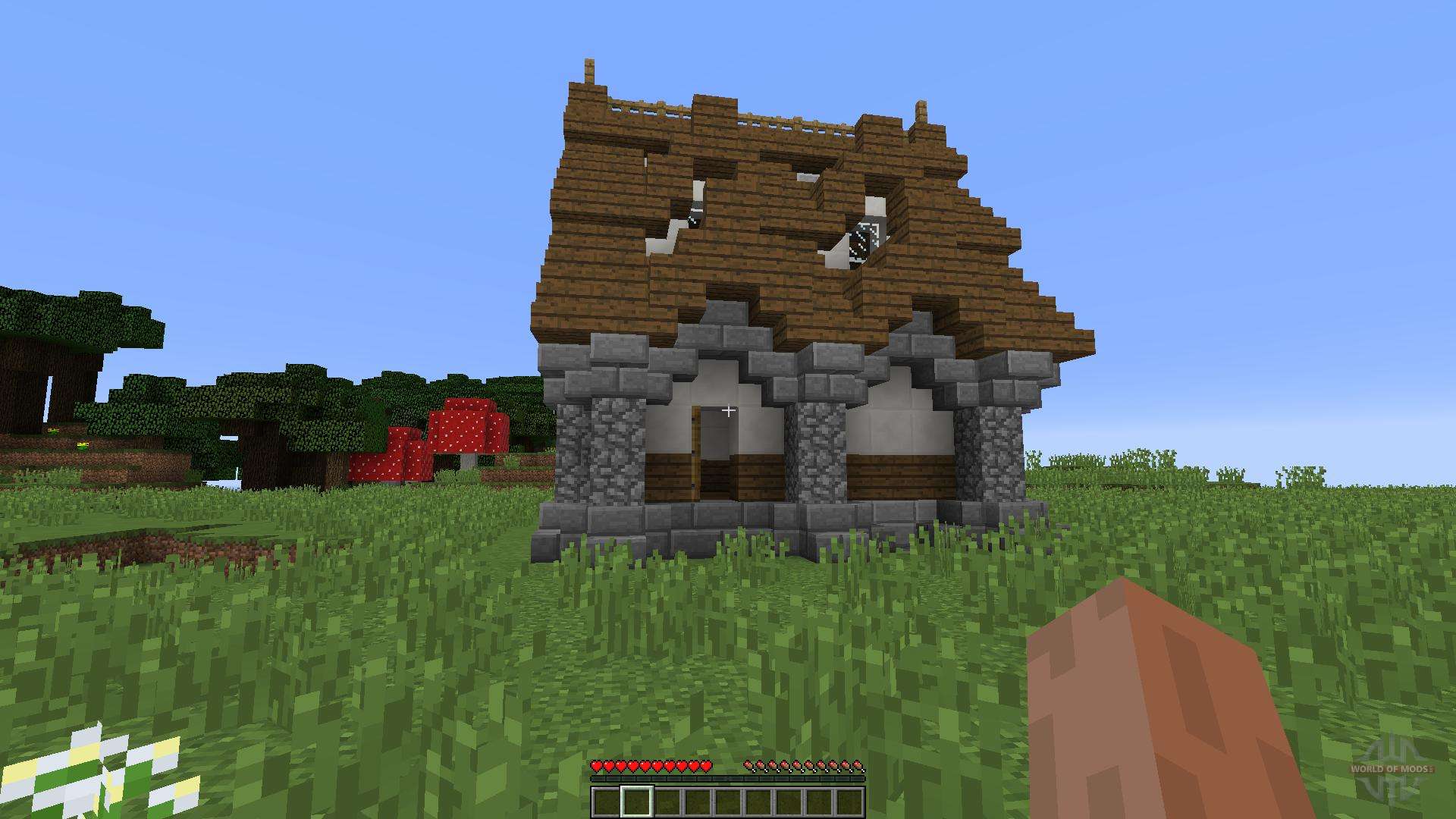 medieval house in minecraft