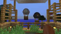 Hot Air Balloon Survival Survival Map for Minecraft