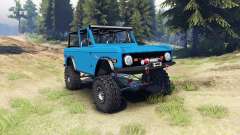 Ford Bronco 1966 [blue] for Spin Tires