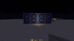 12 hour digital clock for Minecraft