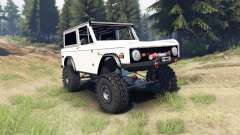 Ford Bronco 1966 [white] for Spin Tires