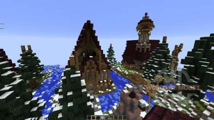 The Hobbit Esgaroth in Minecraft for Minecraft