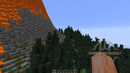 The Erupting Volcano Survival Map for Minecraft