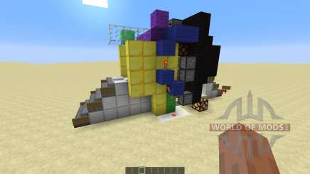 3 X 3 Piston door for Minecraft