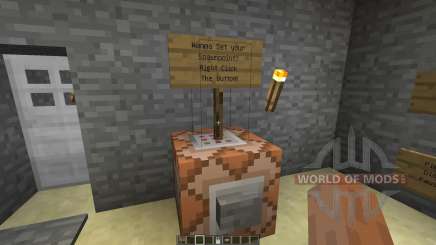 Command Block Minecart Station for Minecraft