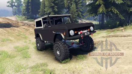 Ford Bronco 1966 [black] for Spin Tires