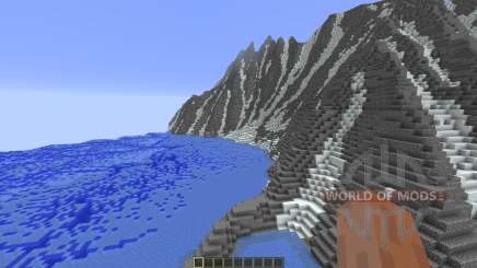 Super realistic mountain for Minecraft