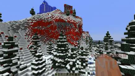 Frozen Elsas Ice Castle for Minecraft