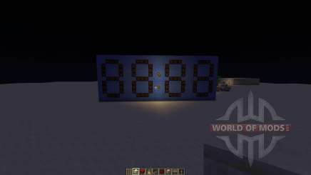 12 hour digital clock for Minecraft