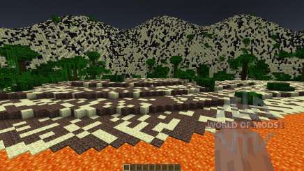 Fire Desert - Custom Terrain for Minecraft