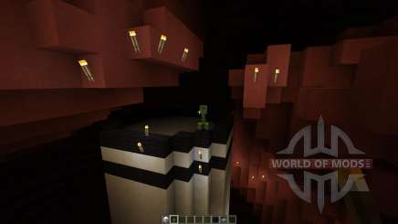 Mars Biome MASSIVE UNDERGROUND CAVES for Minecraft