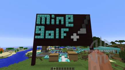 MINEGOLF Crazy Golf Putting Challenge for Minecraft