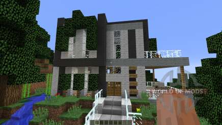 Modern Cliffside House for Minecraft