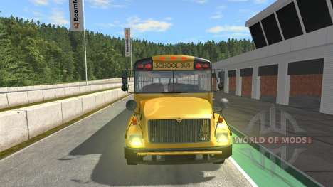 Blue Bird American School Bus v2.1 for BeamNG Drive