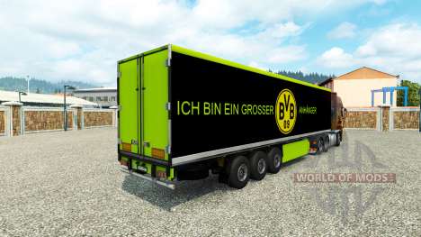 BVB skin for the trailer for Euro Truck Simulator 2