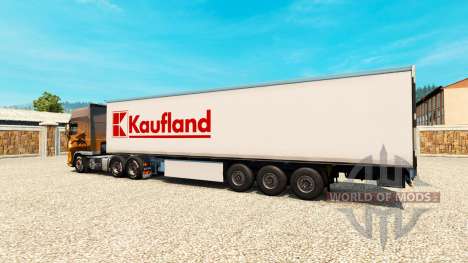Skin Kaufland on the trailer for Euro Truck Simulator 2