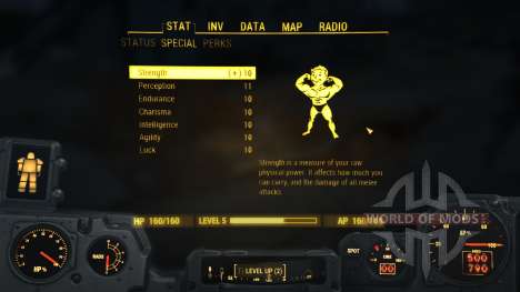 Max S.P.E.C.I.A.L. cheat for Fallout 4
