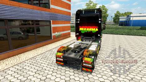 Reggae skin for Scania truck for Euro Truck Simulator 2