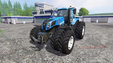 New Holland T8.435 DuelWheel v4.0.1 for Farming Simulator 2015