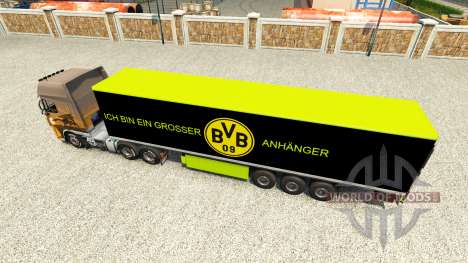 BVB skin for the trailer for Euro Truck Simulator 2