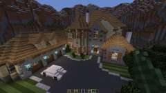 European Mountain Mansion for Minecraft