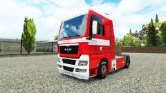 Skin Max Goll on the truck MAN for Euro Truck Simulator 2