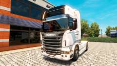 Skin Vabis Group Trans to the towing vehicle Scania for Euro Truck Simulator 2