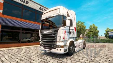 Assassins Creed skin for Scania truck for Euro Truck Simulator 2