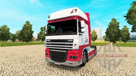 Kitty Logistik skin for DAF truck for Euro Truck Simulator 2