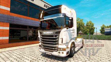 Skin Vabis Group Trans to the towing vehicle Scania for Euro Truck Simulator 2