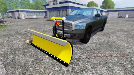 Dodge Pickup [snowplow] v2.1 for Farming Simulator 2015